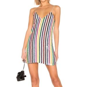 Carolina Constas Sequin Slip Dress